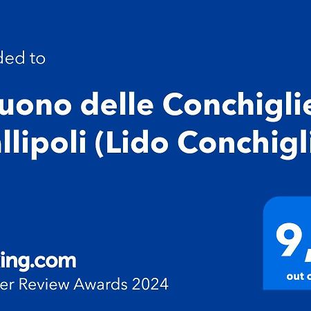 Il Suono Delle Conchiglie - Lido Conchiglie Галлиполи Экстерьер фото