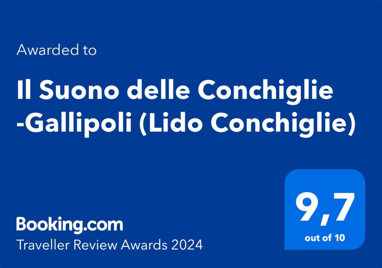 Il Suono Delle Conchiglie - Lido Conchiglie Галлиполи Экстерьер фото